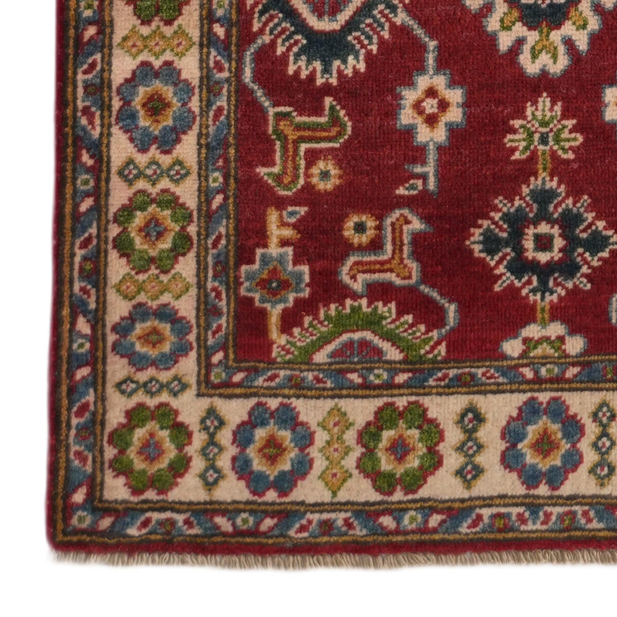 2' 9 x 9' 10 Hand Knotted Kazak Runner Rug