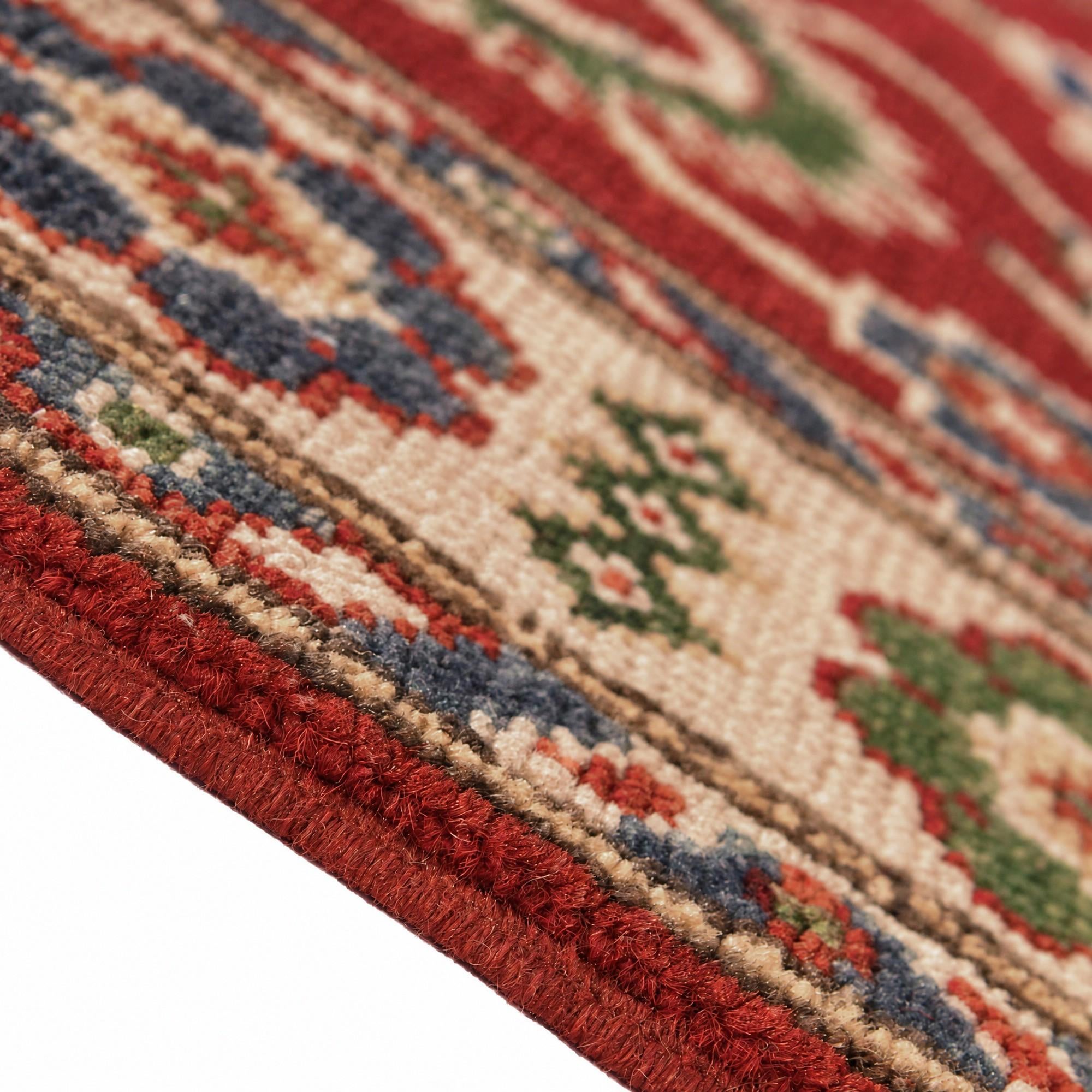 85cm x 300cm Hand Knotted Kazak Runner Rug