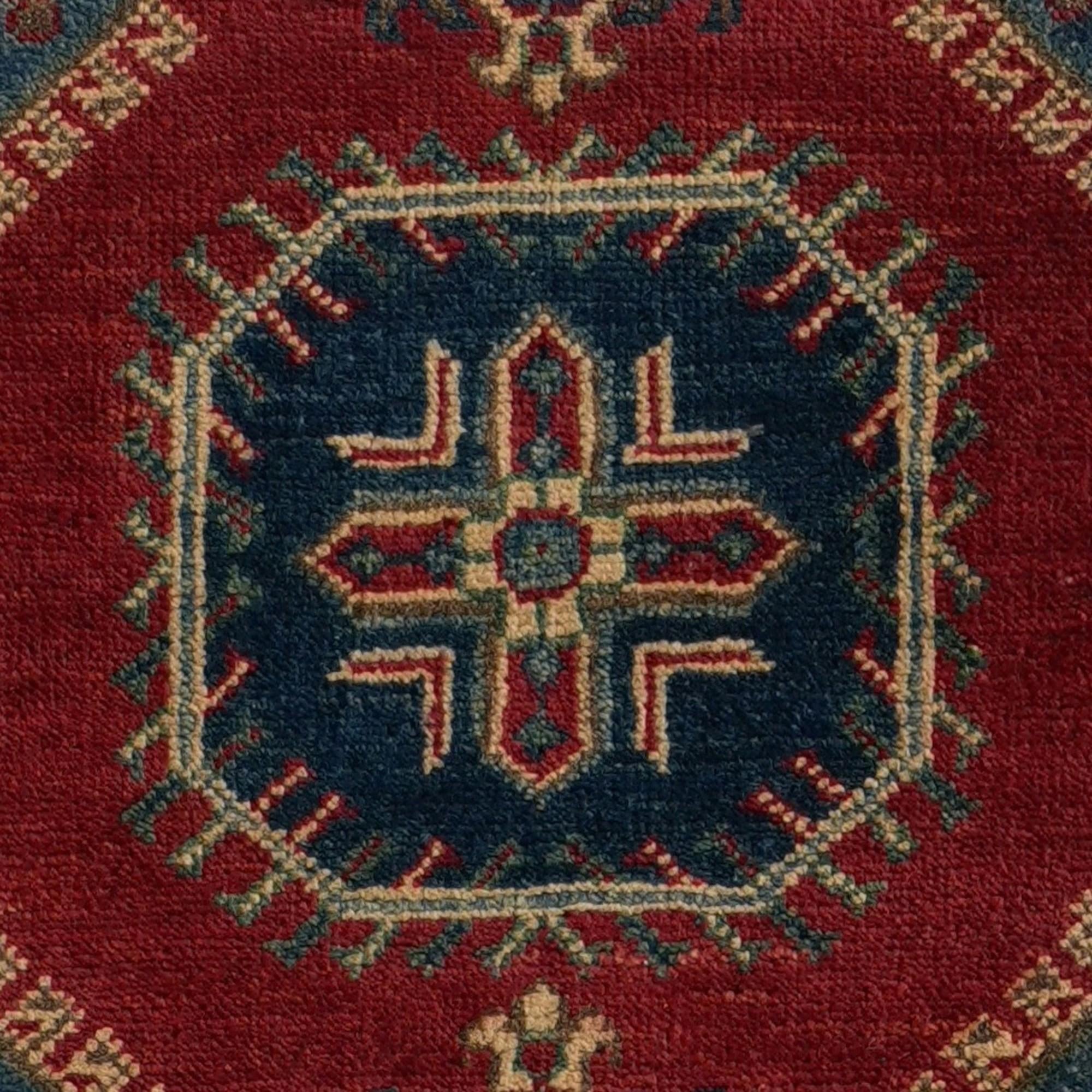 Detail image 10 of 10: 2' 9 x 9' 9 Hand Knotted Kazak Runner Rug