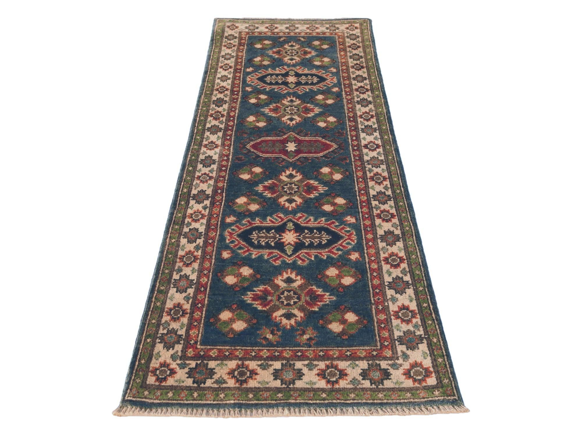 2' x 5' 10 Hand Knotted Kazak Runner Rug