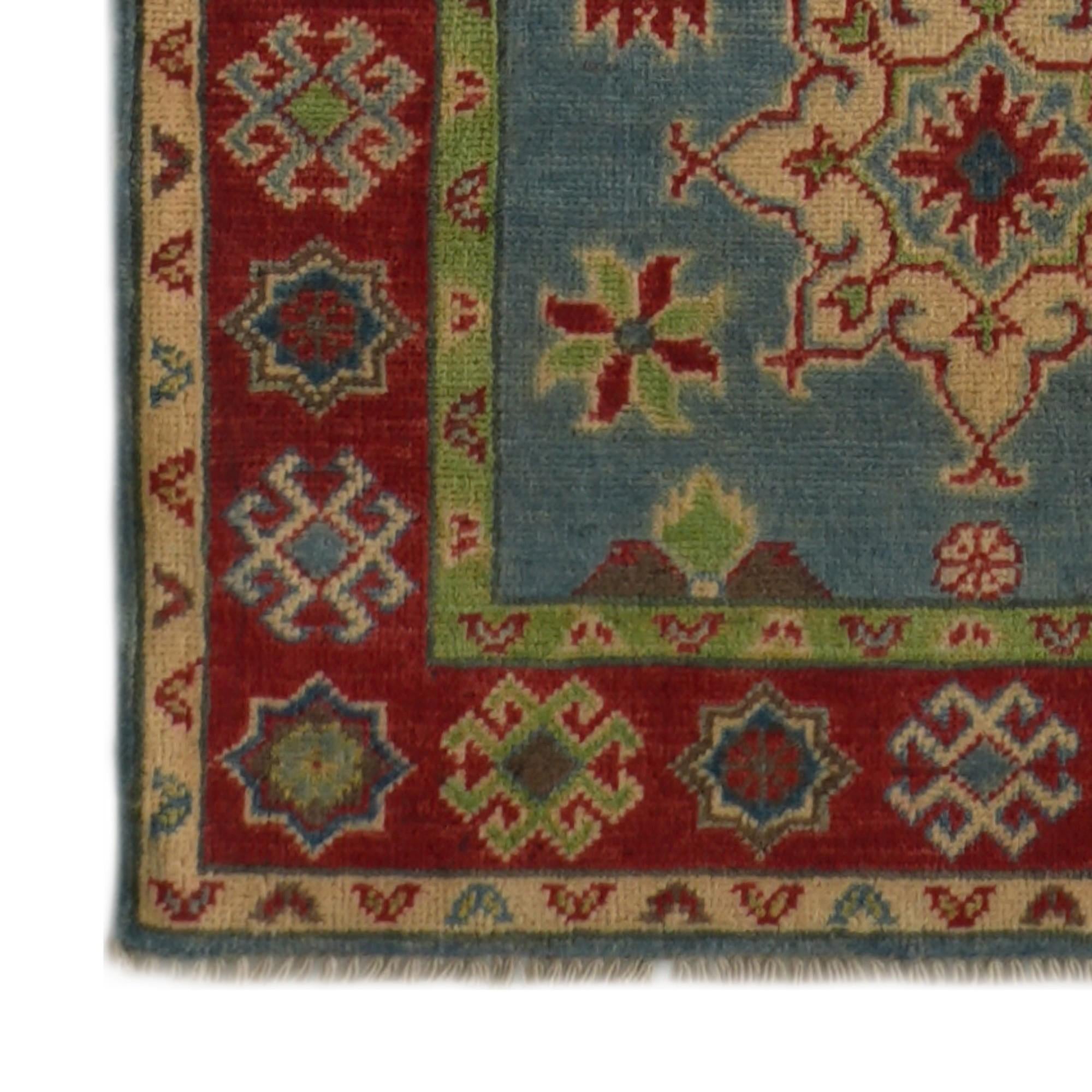Detail image 7 of 11: 2' 8 x 16' 1 Hand Knotted Kazak Runner Rug