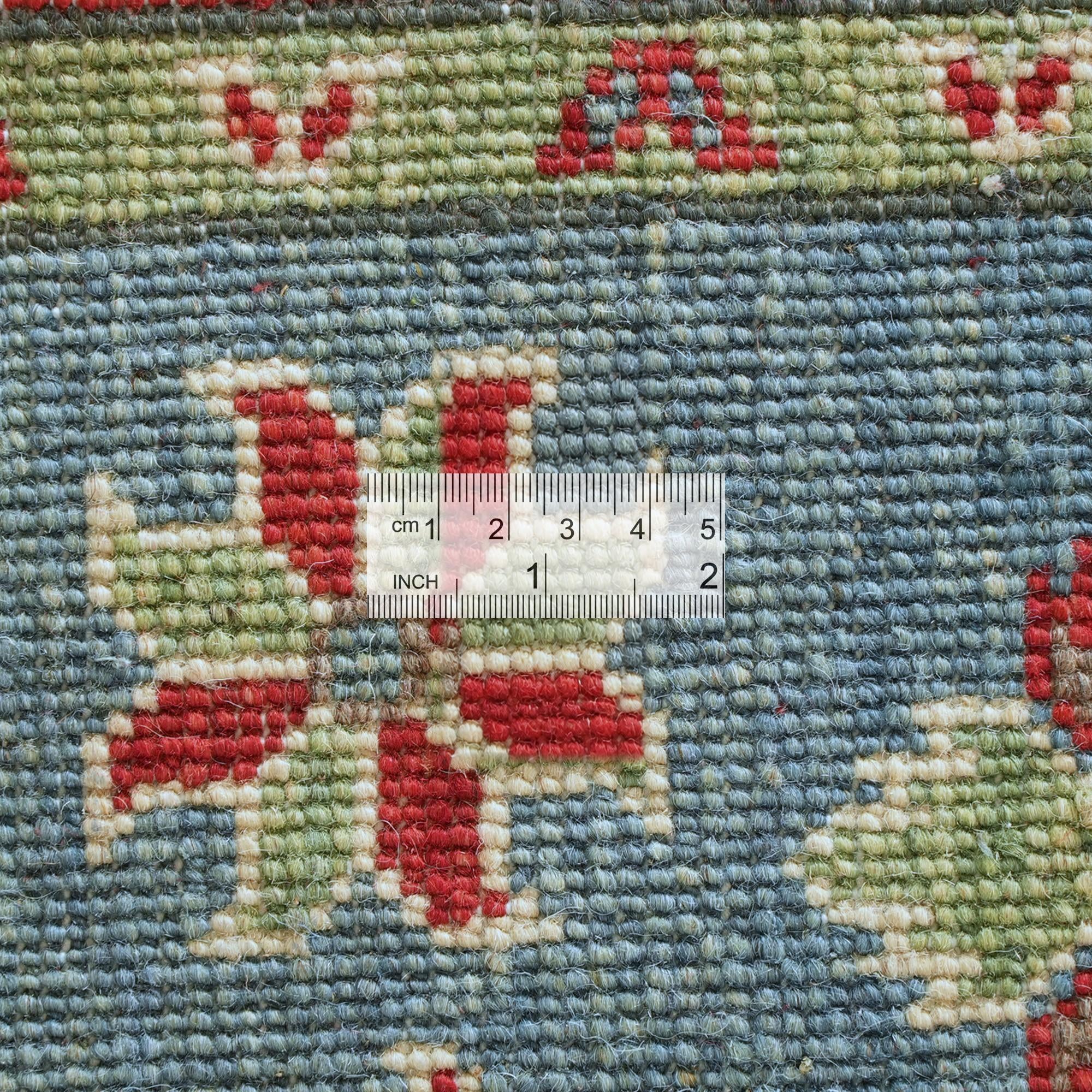 Detail image 9 of 11: 2' 8 x 16' 1 Hand Knotted Kazak Runner Rug