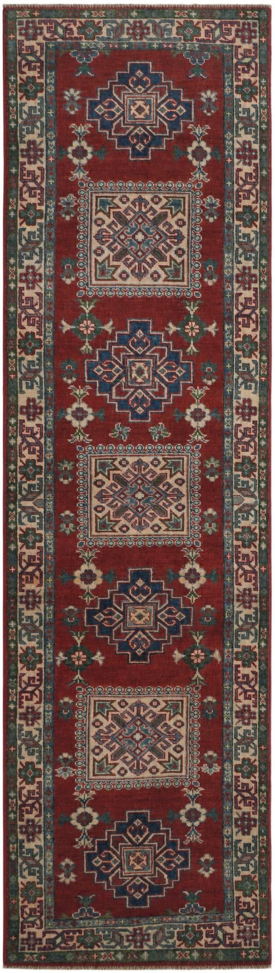 2' 8 x 9' 6 Hand Knotted Kazak Runner Rug