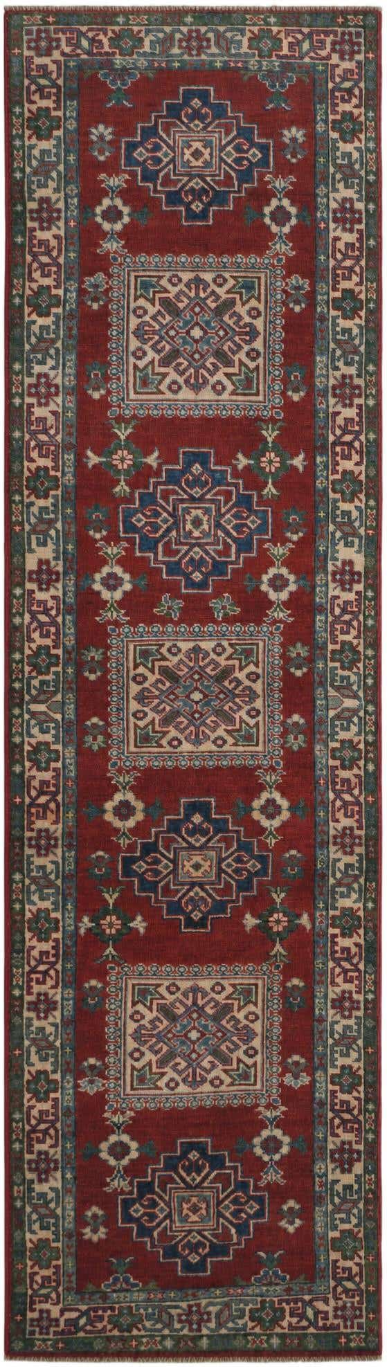 2' 8 x 9' 6 Hand Knotted Kazak Runner Rug