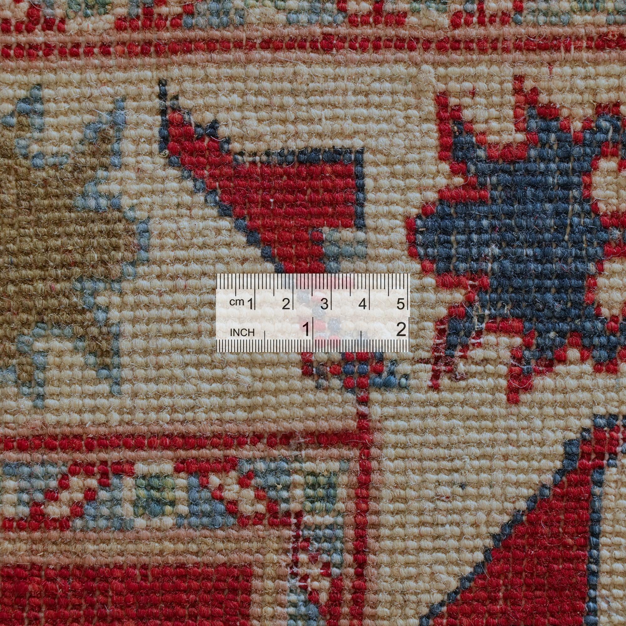 Detail image 9 of 11: 2' 6 x 9' 5 Hand Knotted Kazak Runner Rug