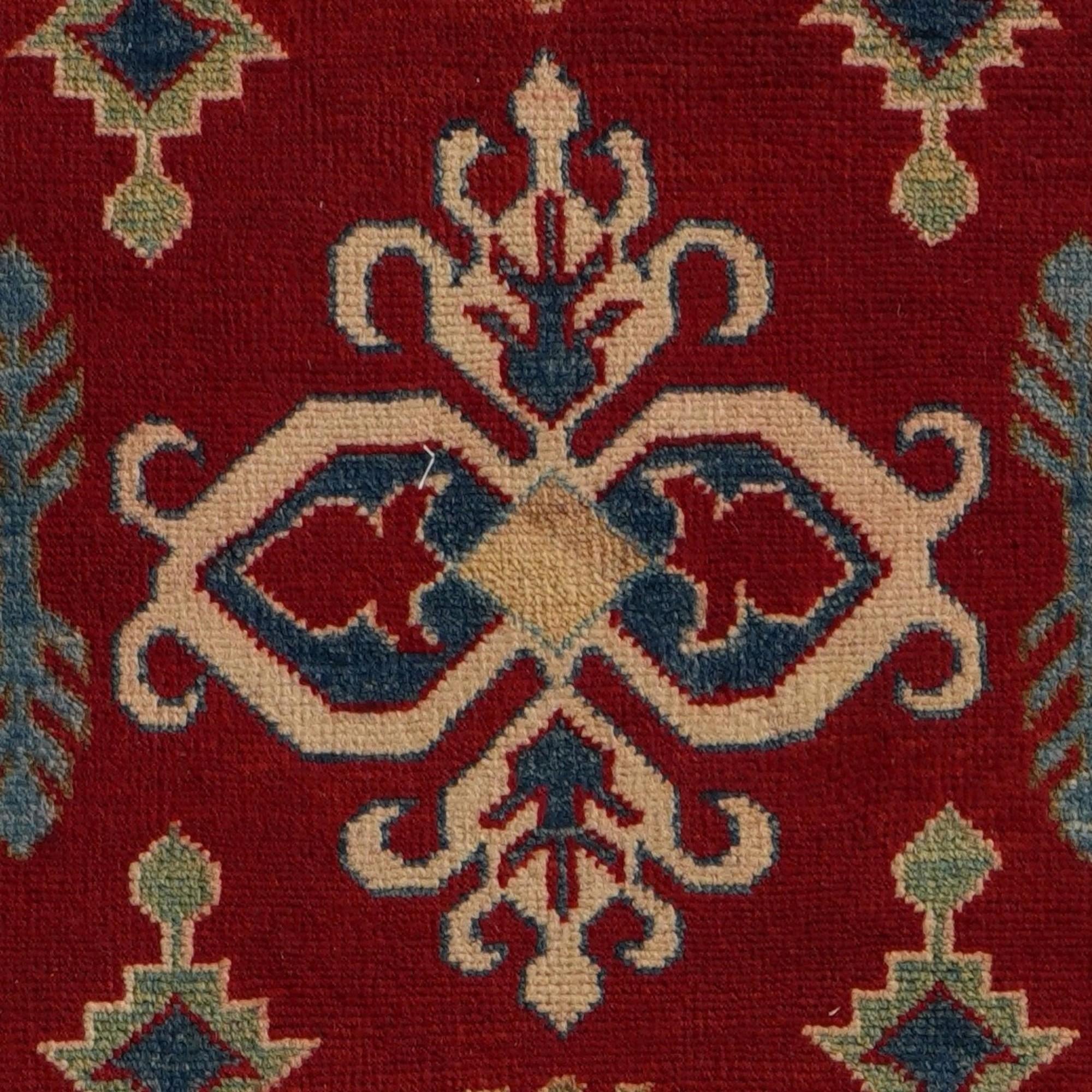 Detail image 10 of 11: 2' 6 x 9' 5 Hand Knotted Kazak Runner Rug