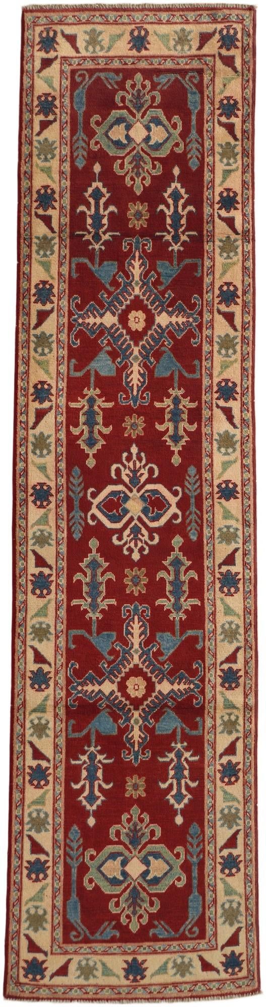 Detail image 2 of 11: 2' 6 x 9' 5 Hand Knotted Kazak Runner Rug