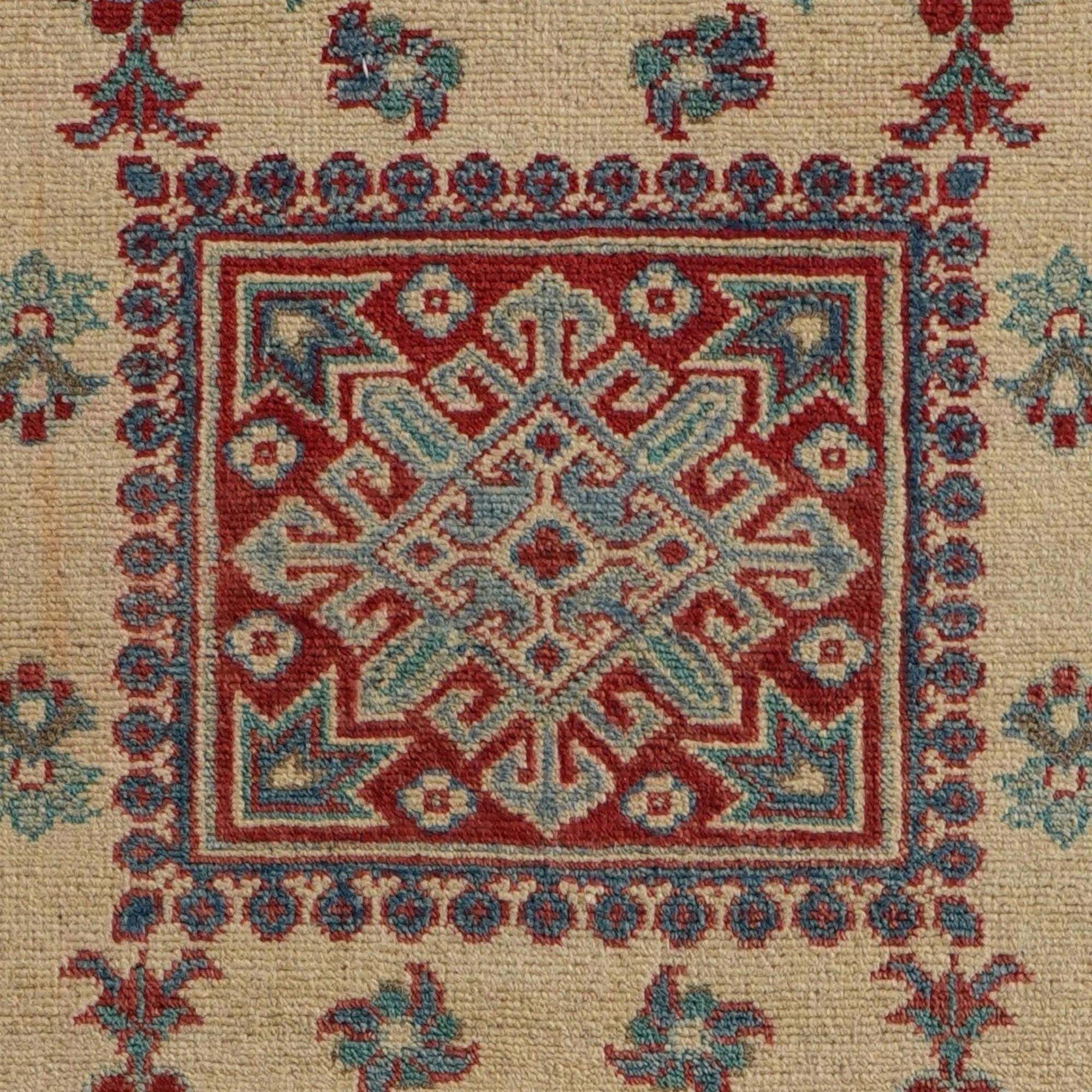 Detail image 11 of 12: 2' 8 x 9' 11 Hand Knotted Kazak Runner Rug