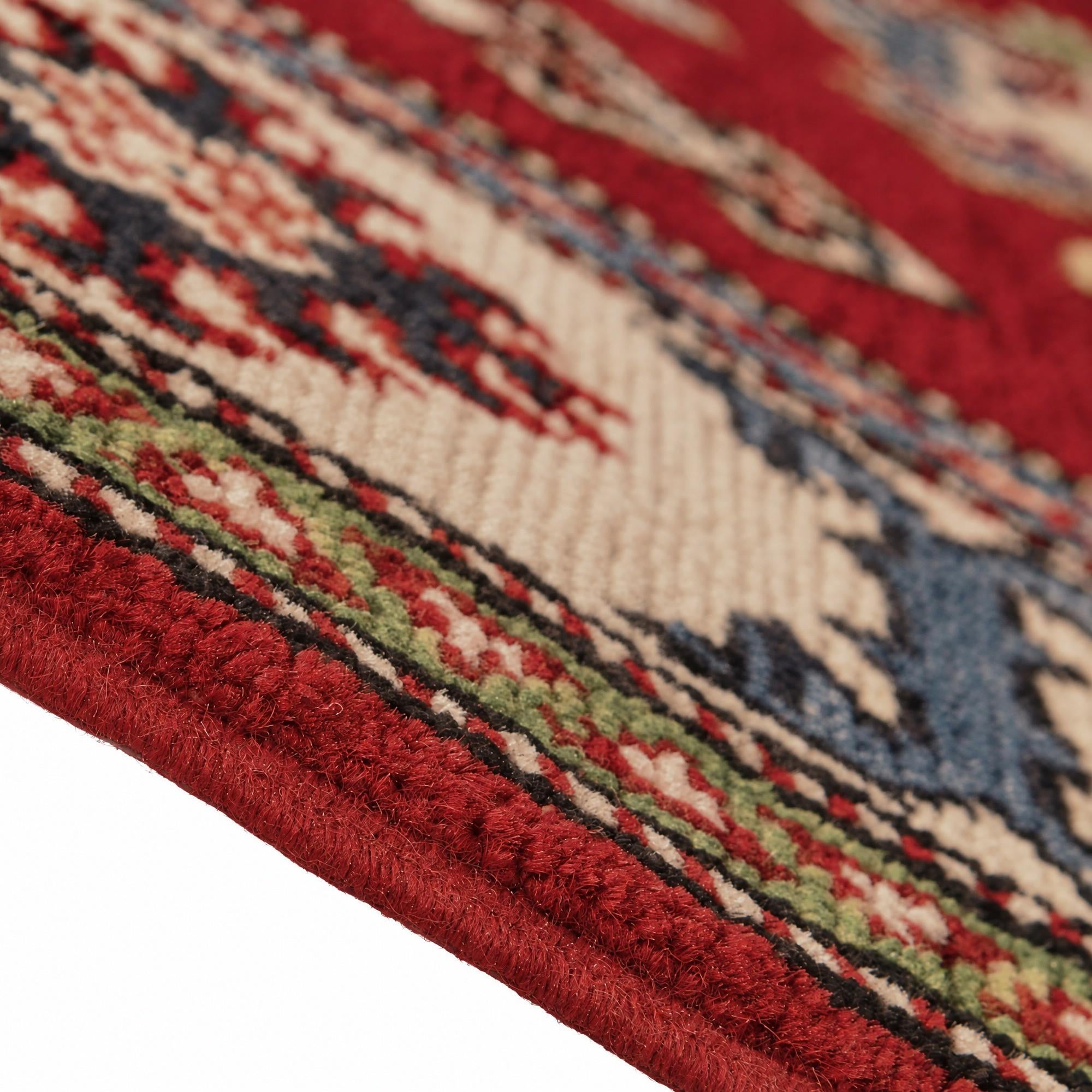 2' 8 x 10' Hand Knotted Kazak Runner Rug