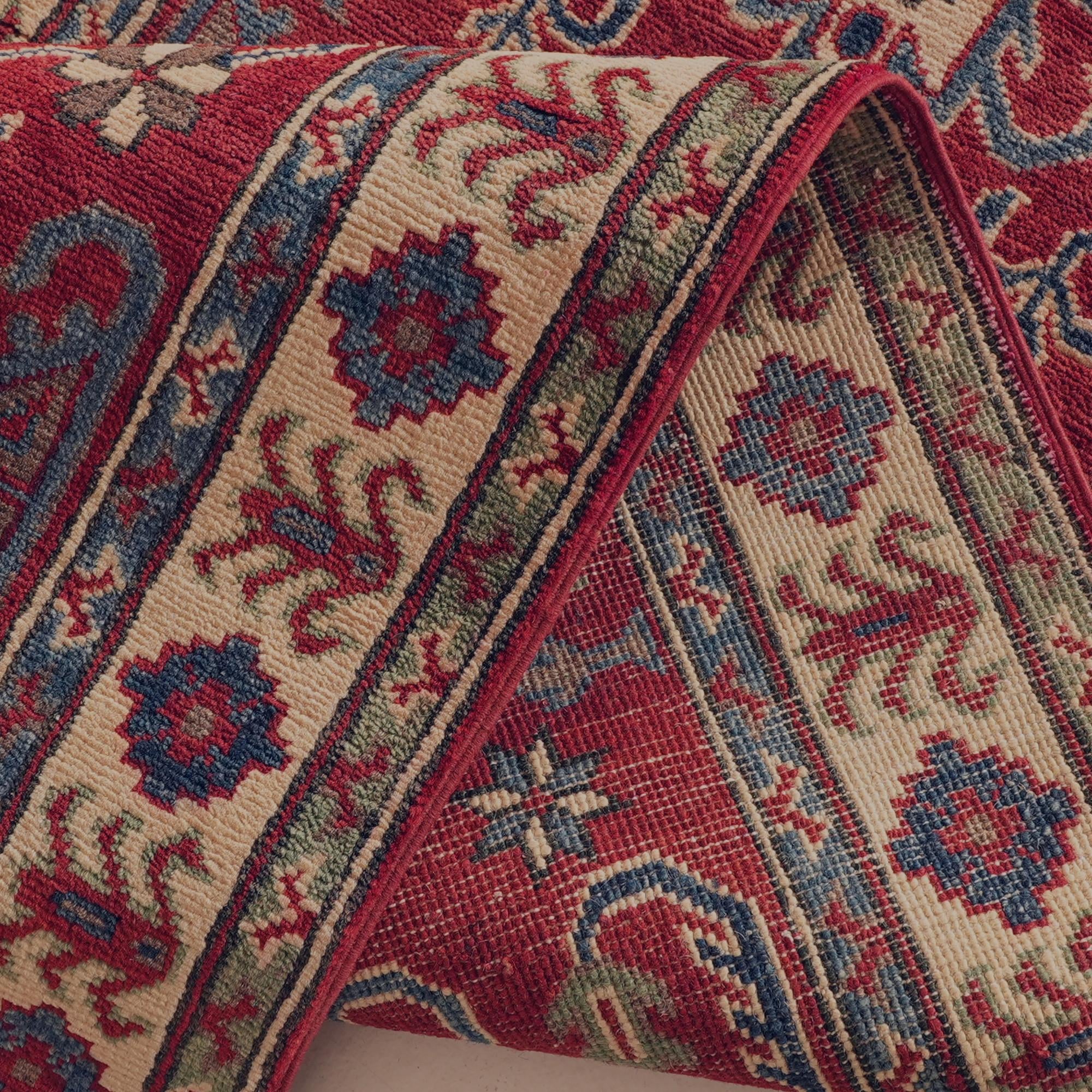 Detail image 8 of 11: 2' 9 x 9' 11 Hand Knotted Kazak Runner Rug