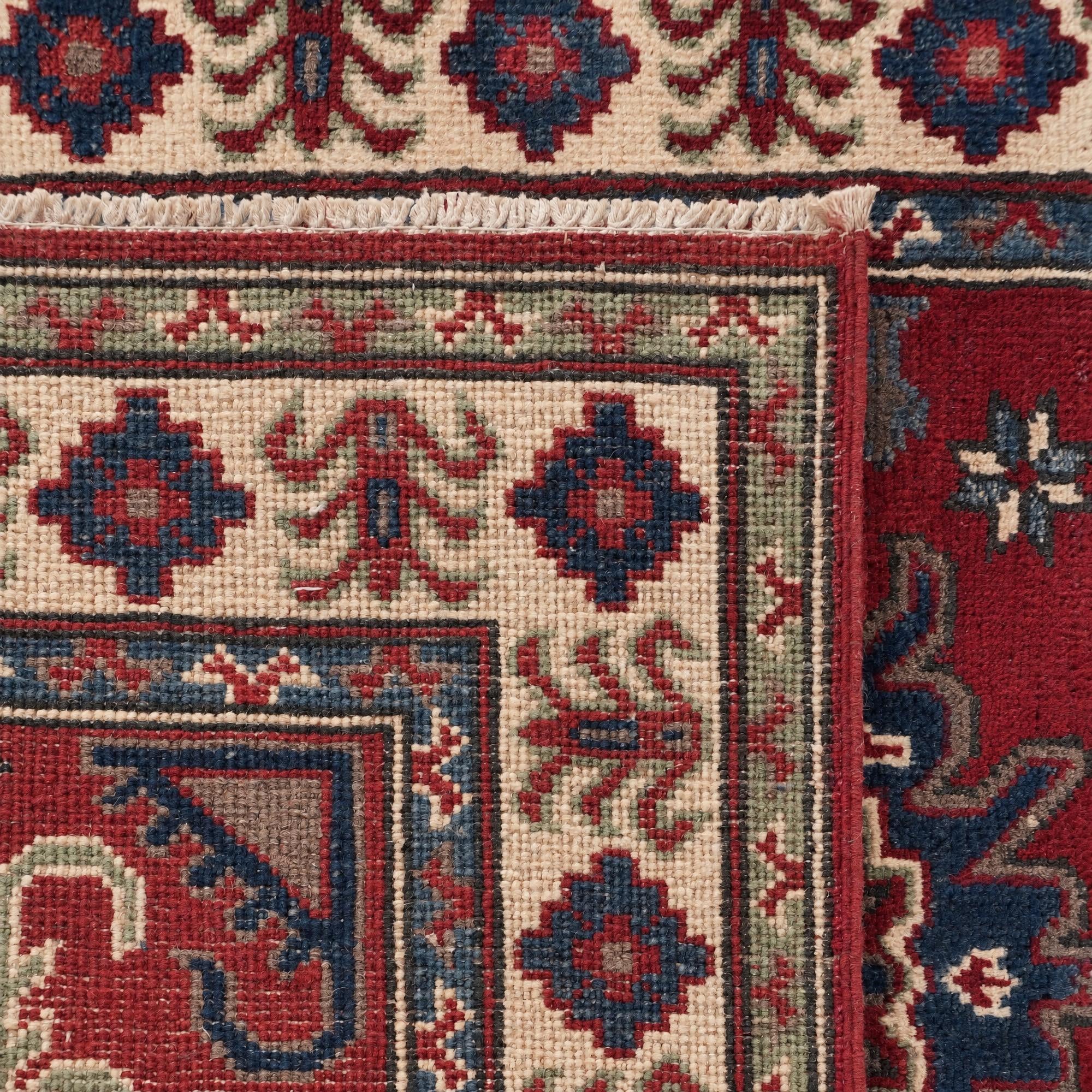 Detail image 11 of 11: 2' 9 x 9' 11 Hand Knotted Kazak Runner Rug