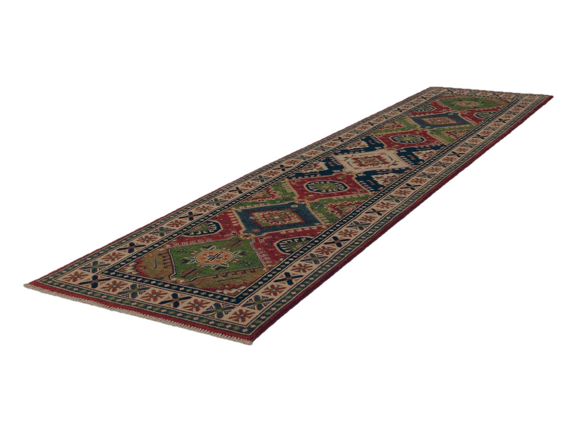 2' 8 x 11' 7 Hand Knotted Kazak Runner Rug