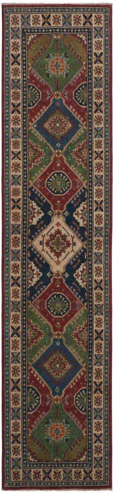 2' 8 x 11' 7 Hand Knotted Kazak Runner Rug