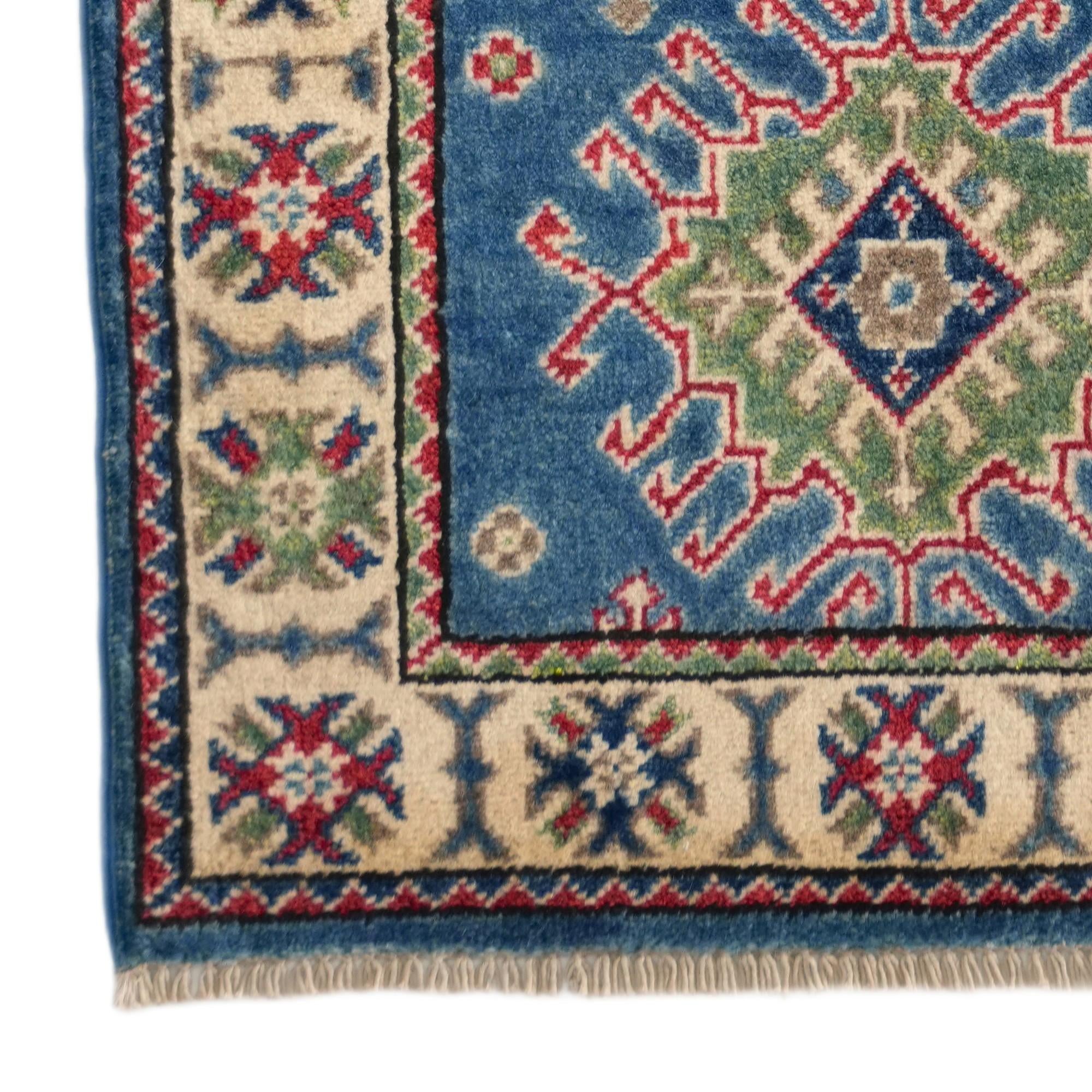 2' 3 x 6' Hand Knotted Kazak Runner Rug