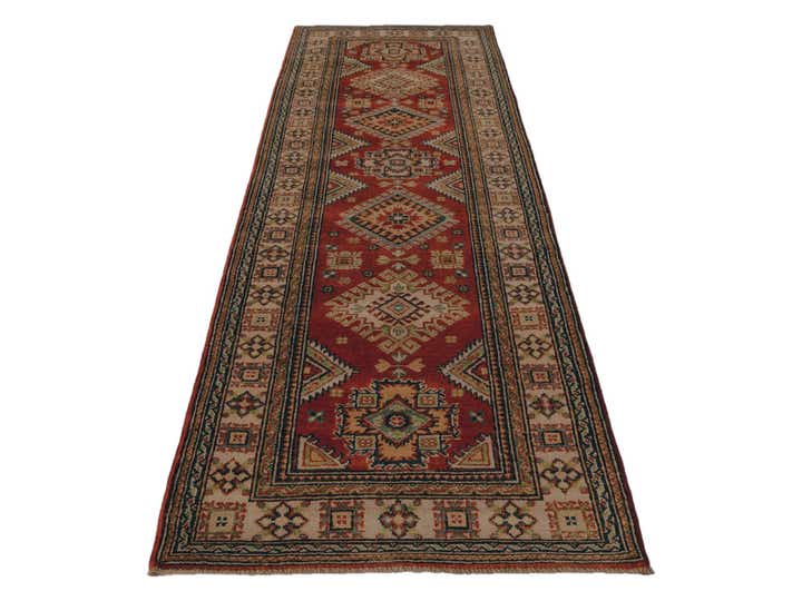 2' 10 x 9' 9 Hand Knotted Kazak Runner Rug