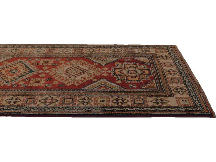 Detail image of 2' 10 x 9' 9 Hand Knotted Kazak Runner Rug