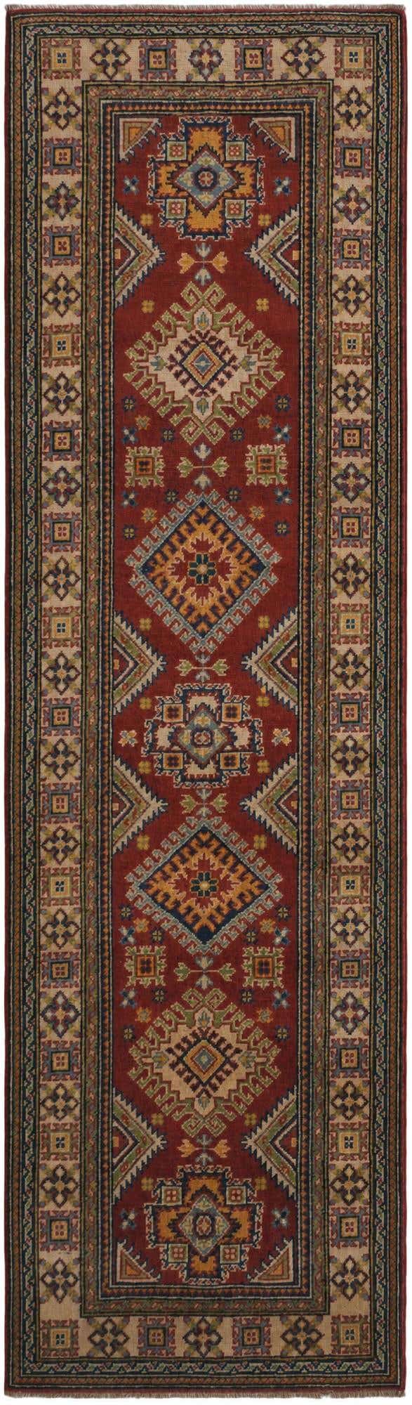 2' 10 x 9' 9 Hand Knotted Kazak Runner Rug