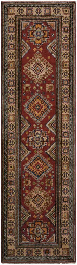 2' 10 x 9' 9 Hand Knotted Kazak Runner Rug