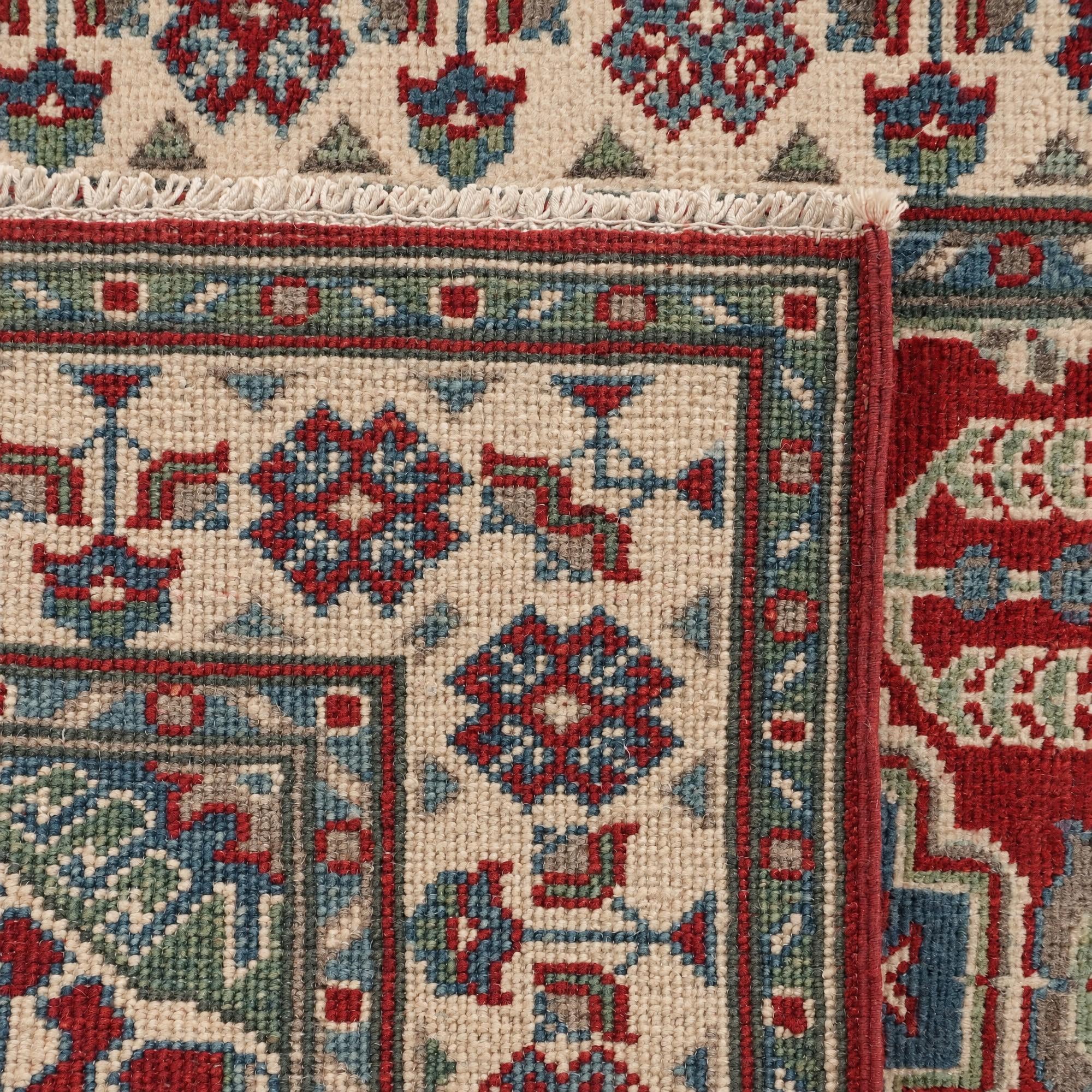 85cm x 300cm Handgeknüpft Kazak Läufer Teppich