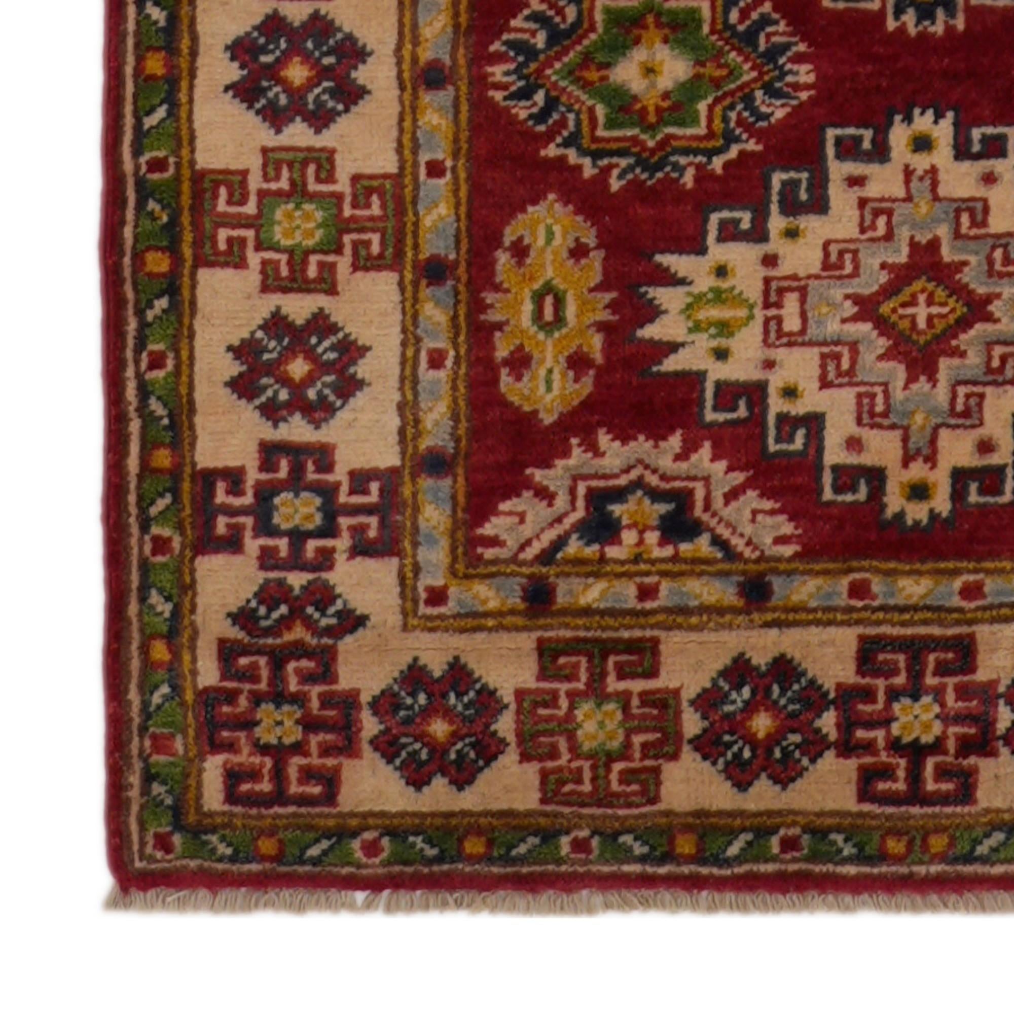 2' 9 x 15' 11 Hand Knotted Kazak Runner Rug