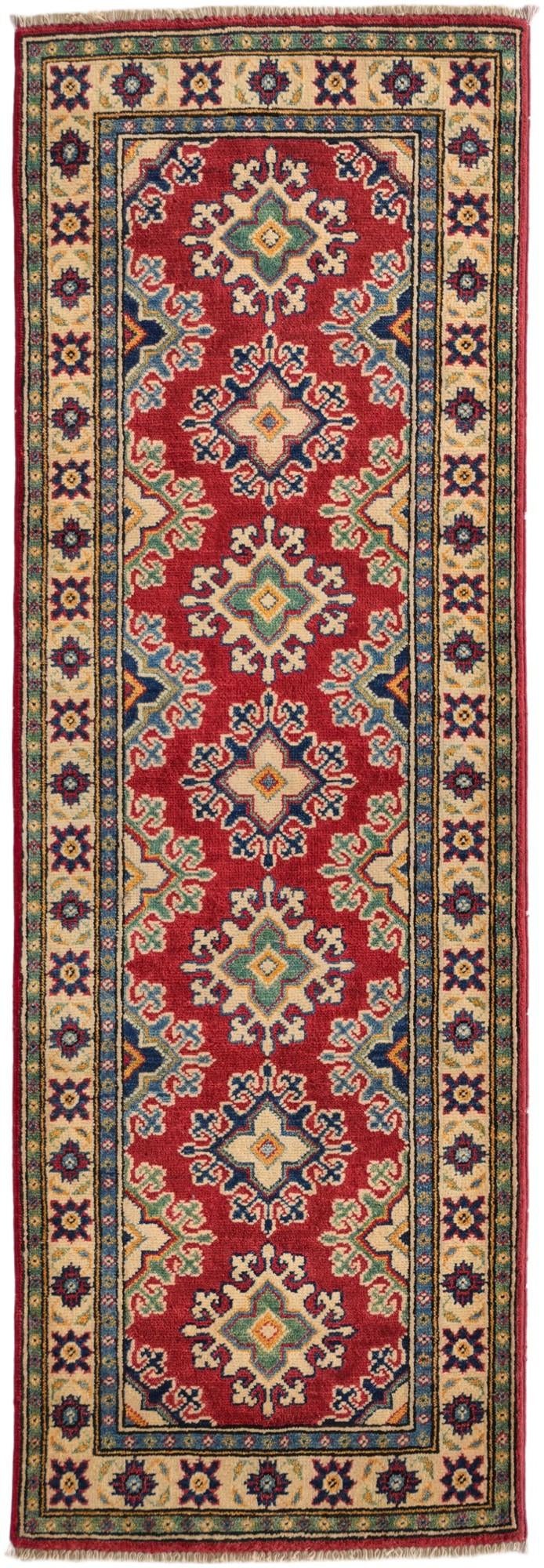 2' 1 x 6' 1 Hand Knotted Kazak Runner Rug