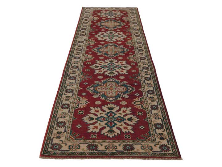 2' 9 x 10' 4 Hand Knotted Kazak Runner Rug