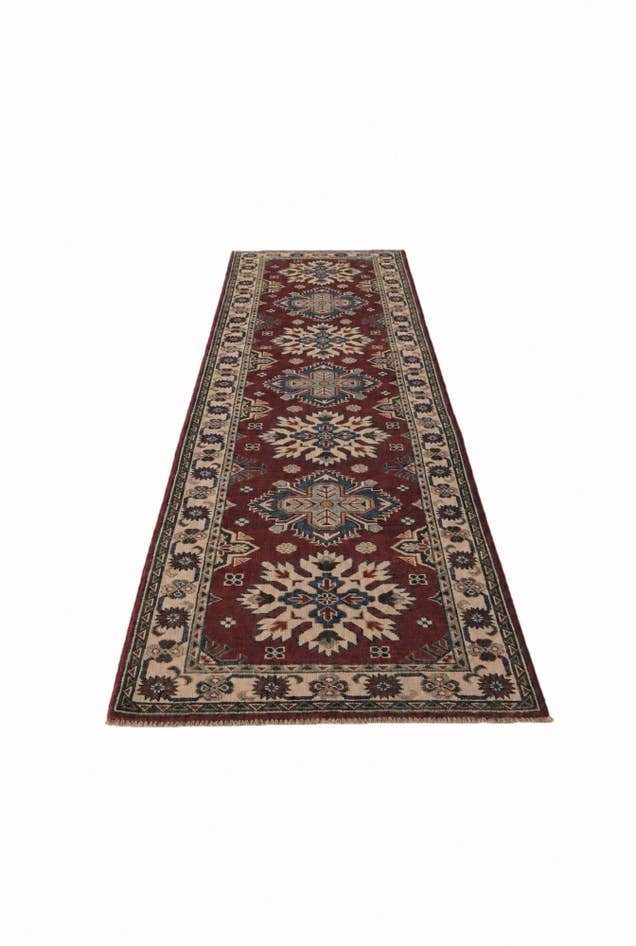 Detail image of 2' 9 x 10' 4 Hand Knotted Kazak Runner Rug