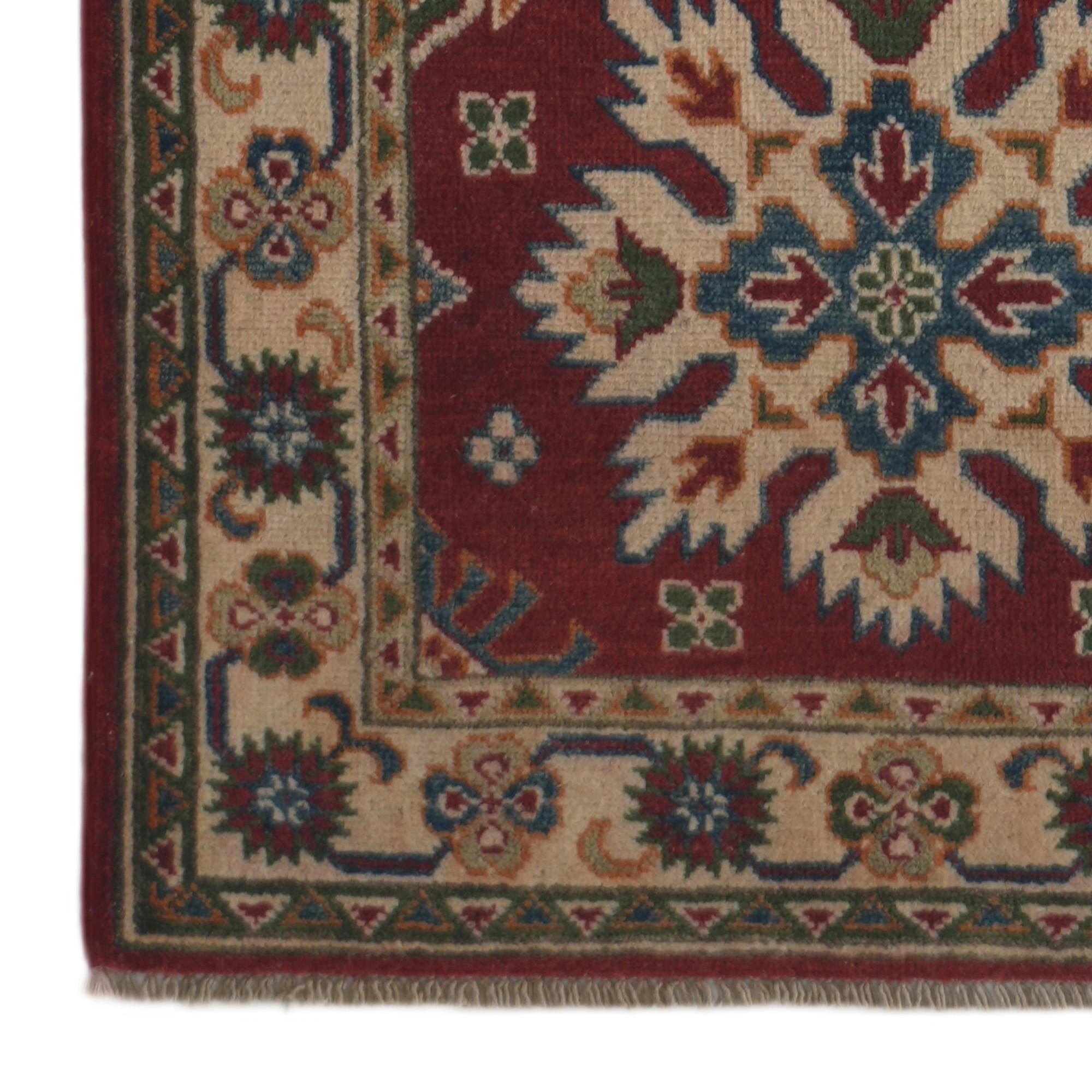 2' 9 x 10' 4 Hand Knotted Kazak Runner Rug