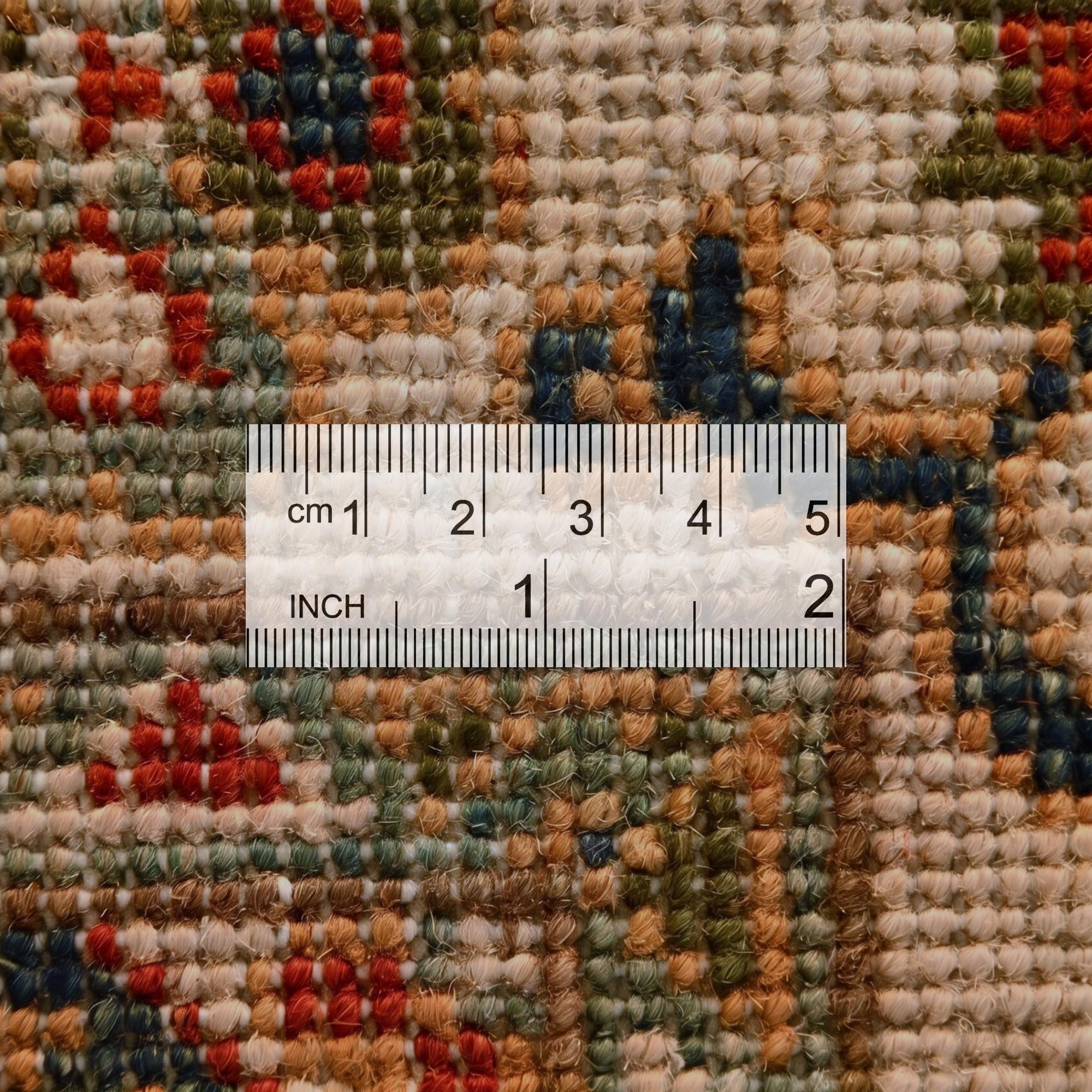 2' 9 x 10' 4 Hand Knotted Kazak Runner Rug