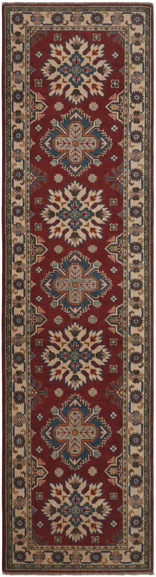 2' 9 x 10' 4 Hand Knotted Kazak Runner Rug