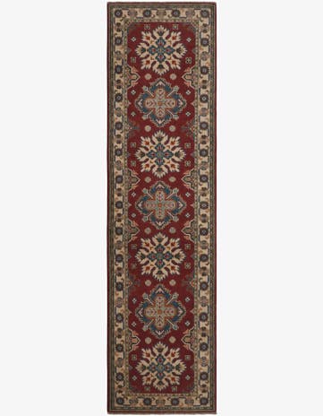 2' 9 x 10' 4 Hand Knotted Kazak Runner Rug