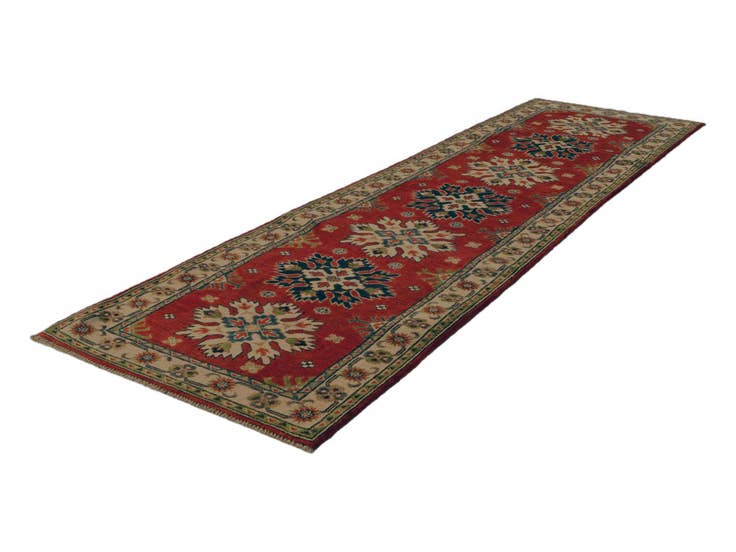 Detail image of 2' 8 x 9' 4 Hand Knotted Kazak Runner Rug