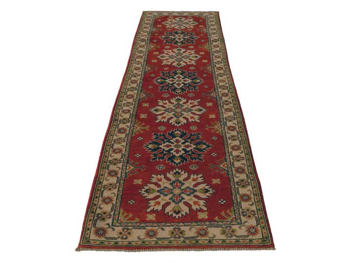 2' 8 x 9' 4 Hand Knotted Kazak Runner Rug