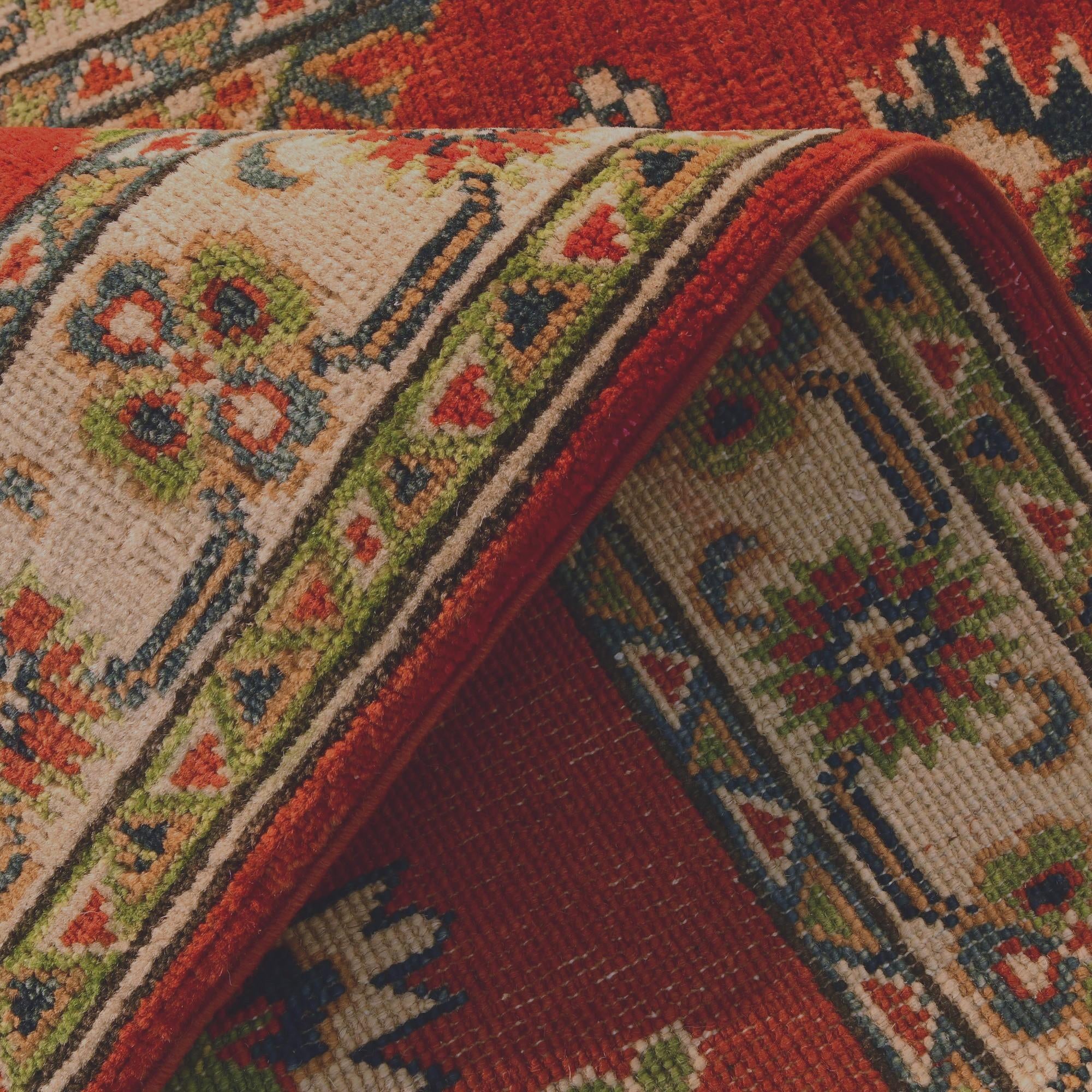 2' 8 x 9' 4 Hand Knotted Kazak Runner Rug
