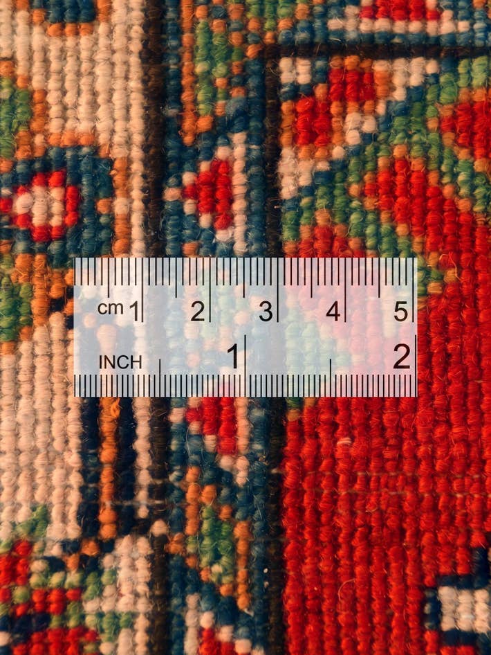 Detail image of 2' 8 x 9' 4 Hand Knotted Kazak Runner Rug