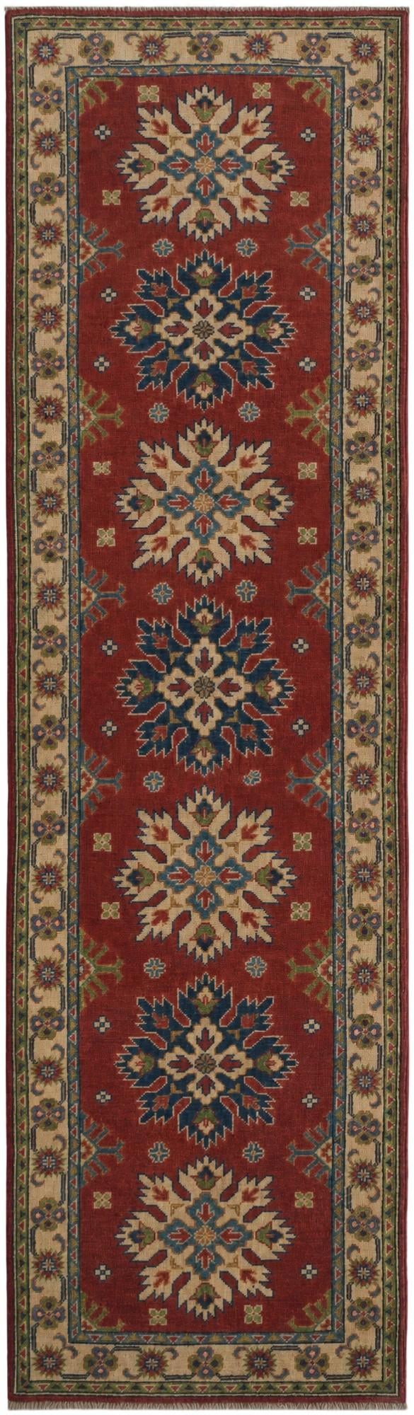 2' 8 x 9' 4 Hand Knotted Kazak Runner Rug