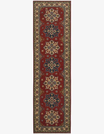 2' 8 x 9' 4 Hand Knotted Kazak Runner Rug