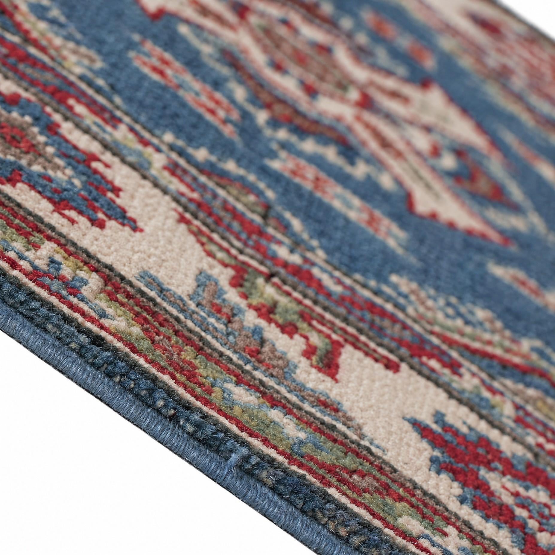 80cm x 300cm Handgeknüpft Kazak Läufer Teppich