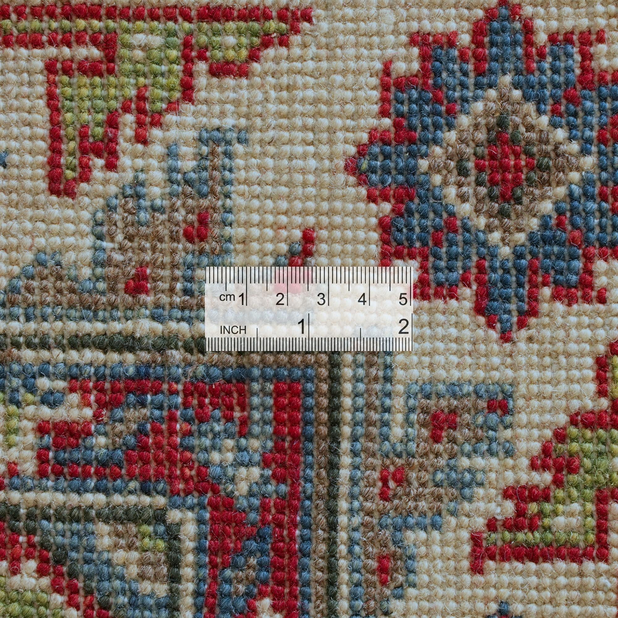 Detail image 9 of 10: 2' 7 x 9' 10 Hand Knotted Kazak Runner Rug