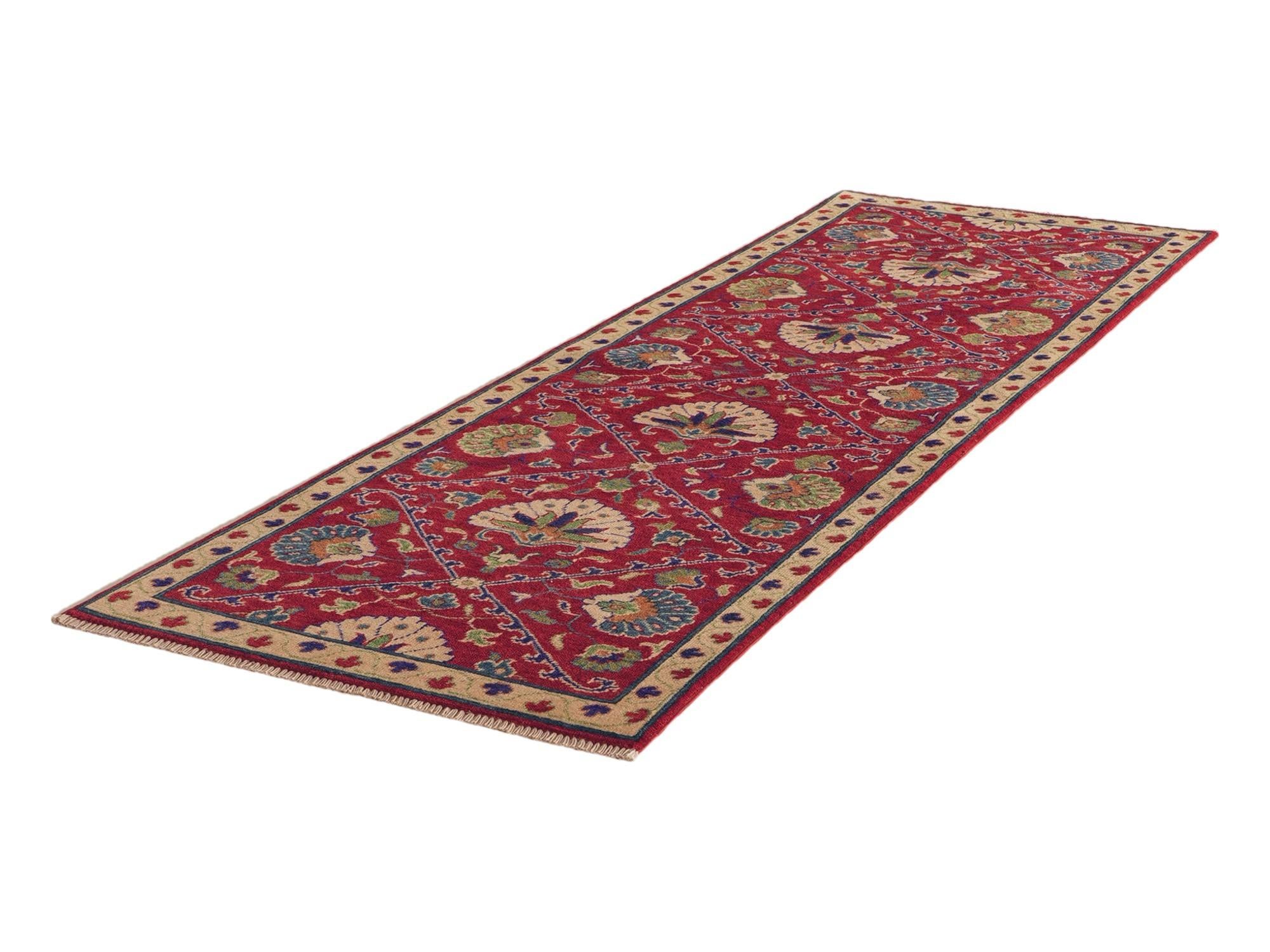 Detail image 4 of 12: 2' 8 x 8' 2 Hand Knotted Kazak Runner Rug