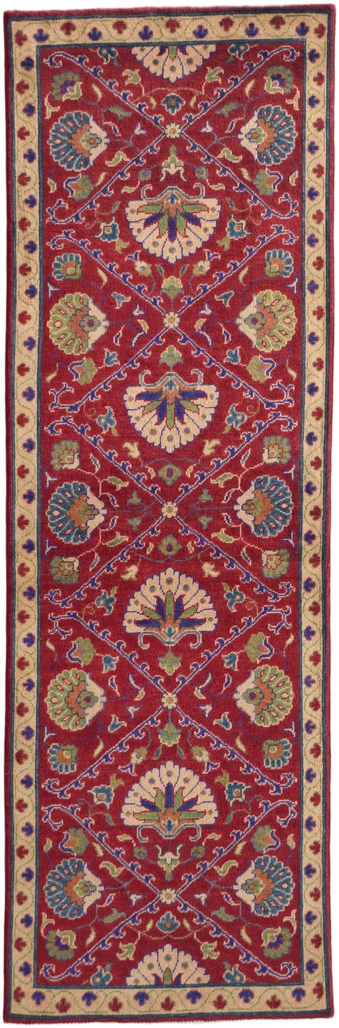 Detail image 2 of 12: 2' 8 x 8' 2 Hand Knotted Kazak Runner Rug