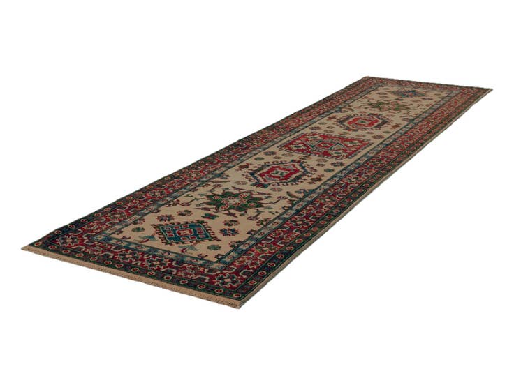 Detail image of 2' 9 x 9' 11 Hand Knotted Kazak Runner Rug