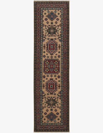2' 9 x 9' 11 Hand Knotted Kazak Runner Rug