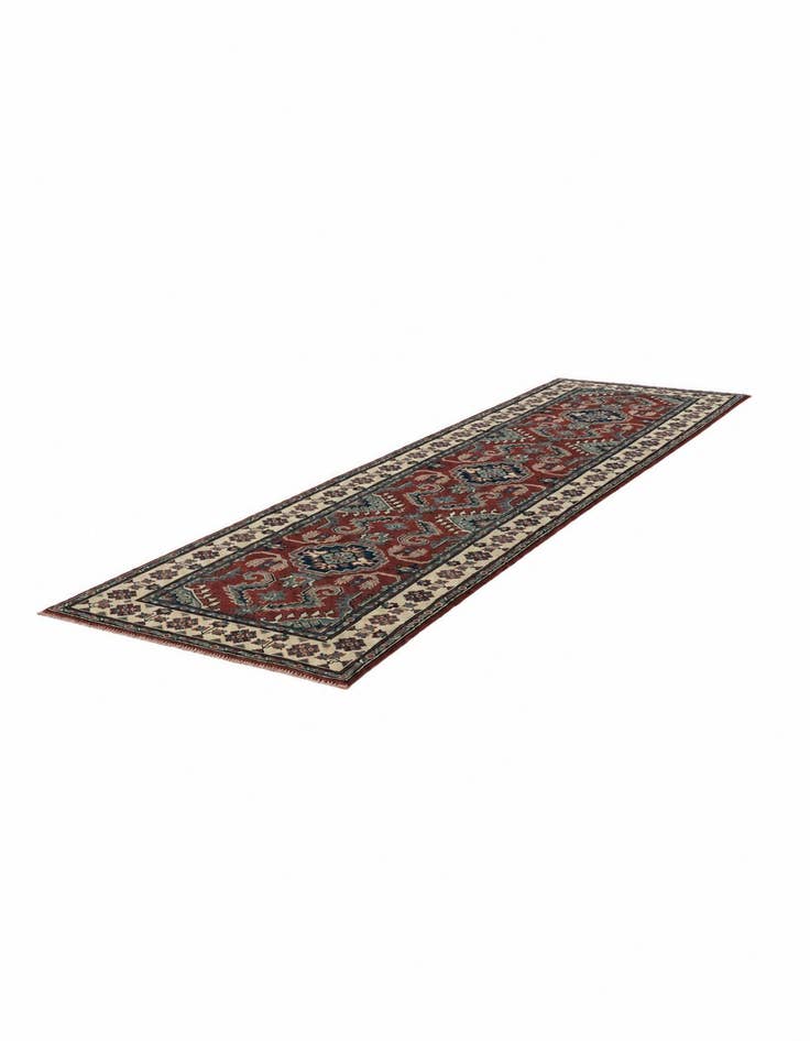 Detail image of 2' 8 x 9' 8 Hand Knotted Kazak Runner Rug