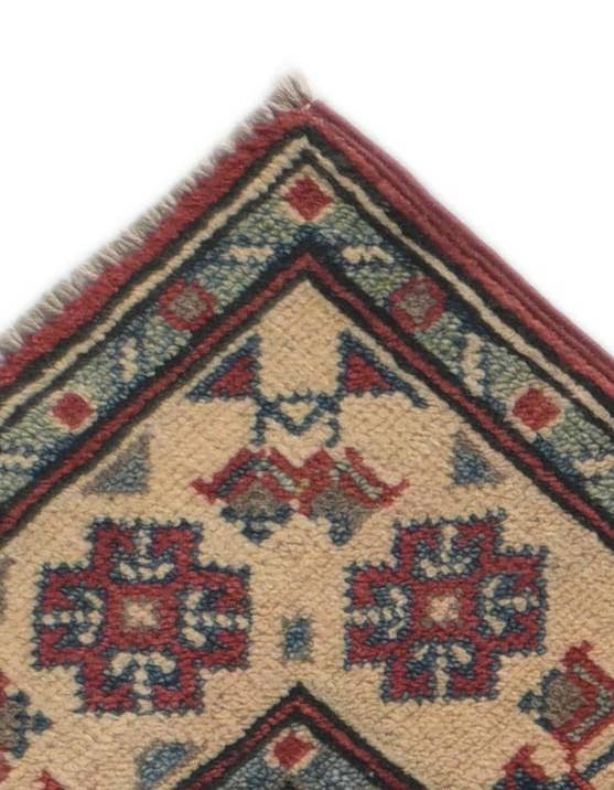 Detail image of 2' 8 x 9' 8 Hand Knotted Kazak Runner Rug