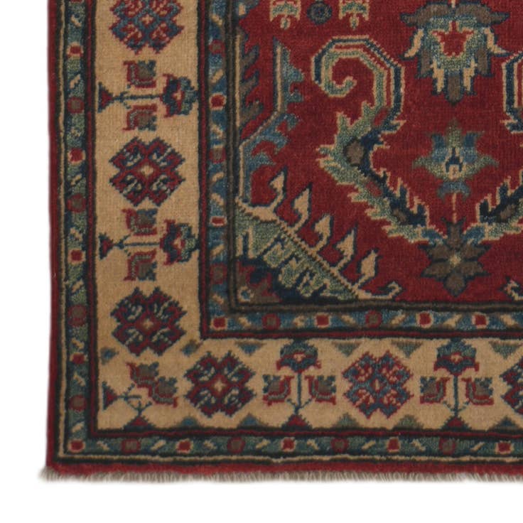 Detail image of 2' 8 x 9' 8 Hand Knotted Kazak Runner Rug
