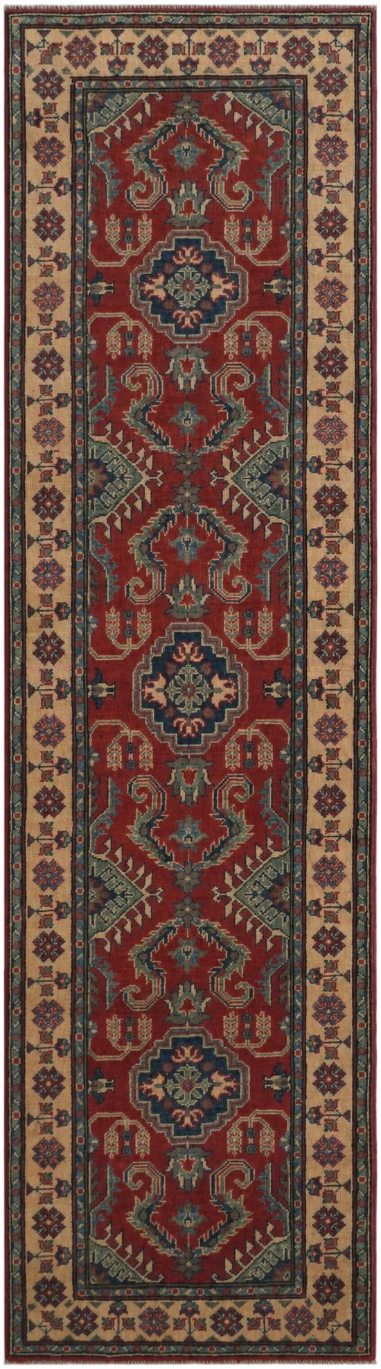2' 8 x 9' 8 Hand Knotted Kazak Runner Rug