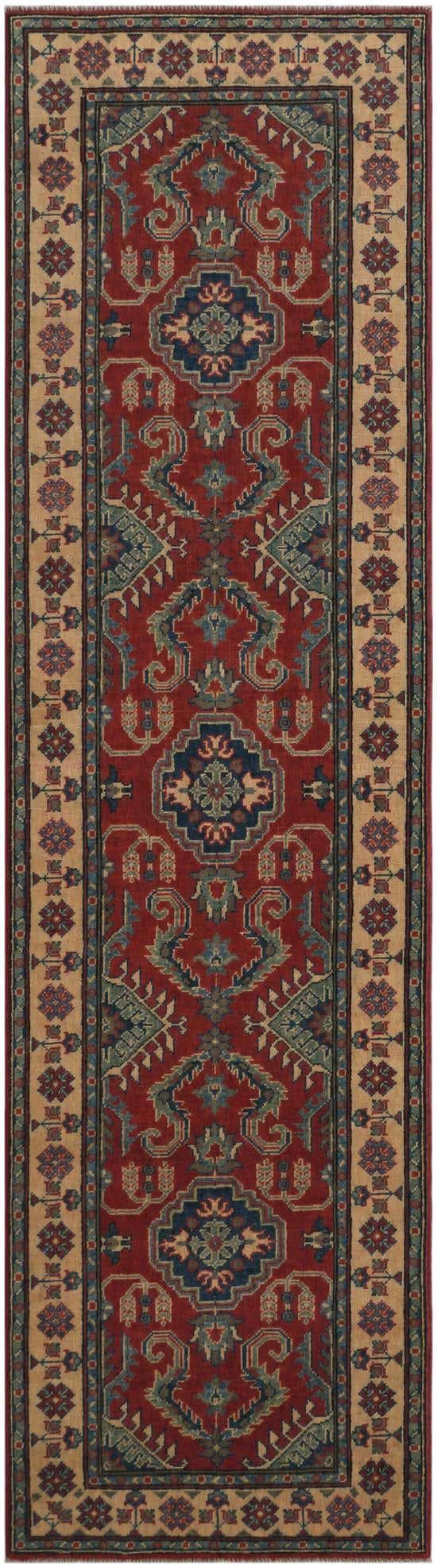 2' 8 x 9' 8 Hand Knotted Kazak Runner Rug