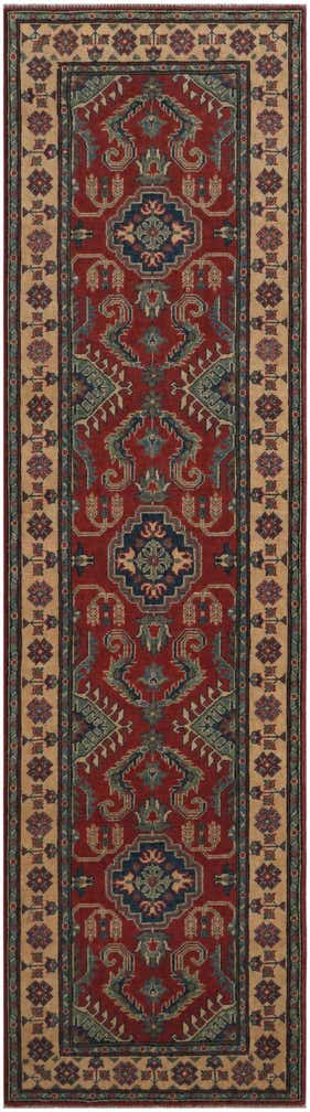 2' 8 x 9' 8 Hand Knotted Kazak Runner Rug