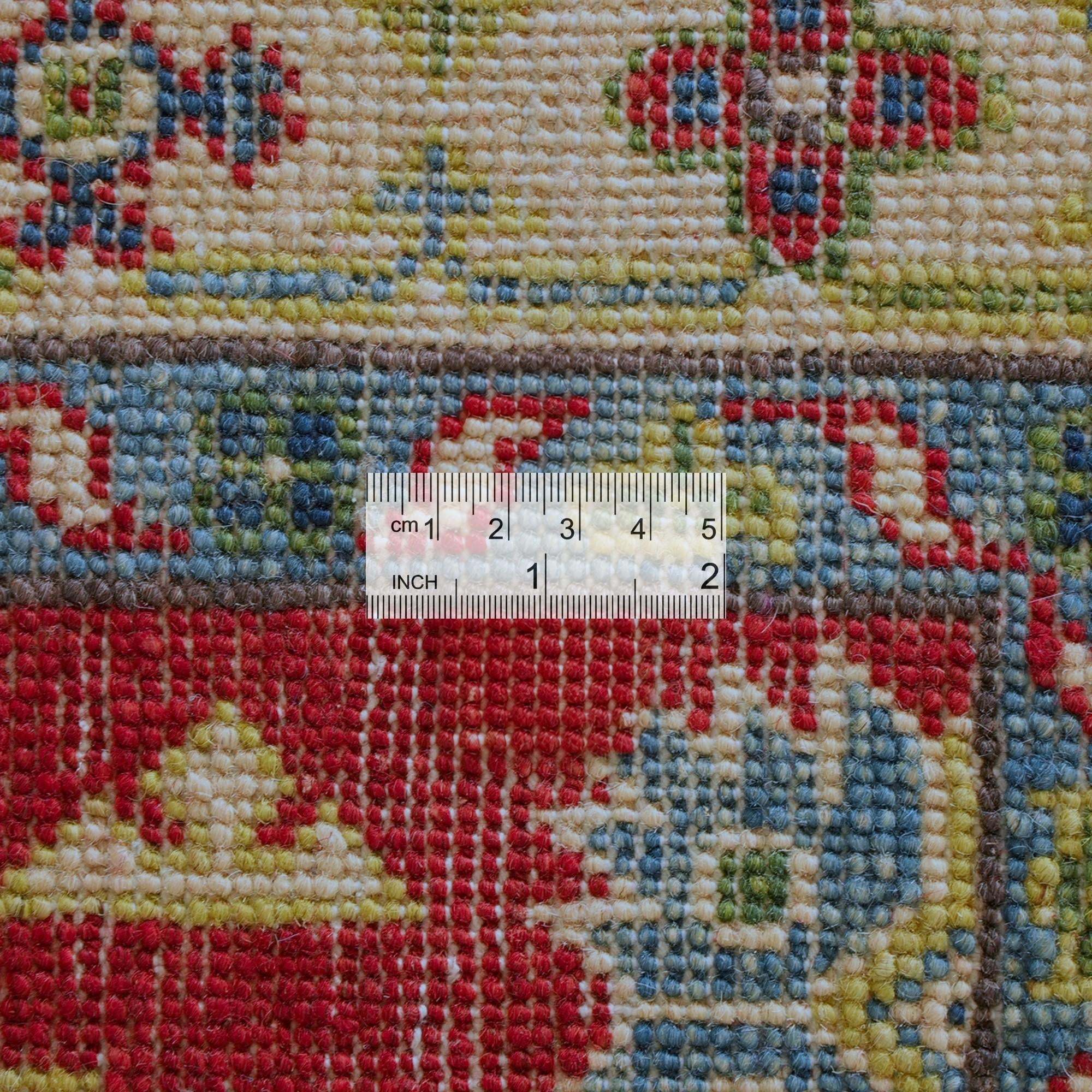 80cm x 310cm anudado a mano Kazak Alfombra Pasillera